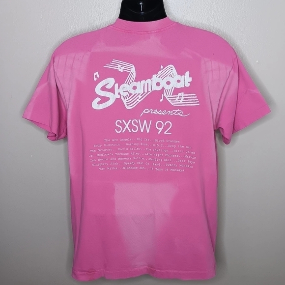 VTG 90s SXSW Music Festival XL Band T-shirt Single Stitch 92 Austin Concert Tee - Picture 1 of 12
